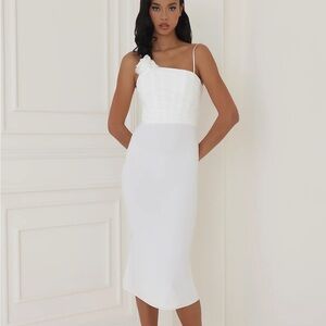 NWT ADEIRLINA BLOSSOM DRESS WHITE